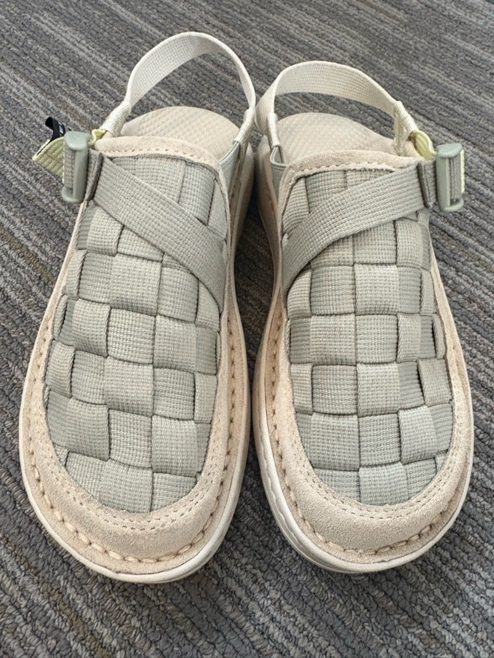 Women’s Chaco Light Beige Woven Slingback Clog
